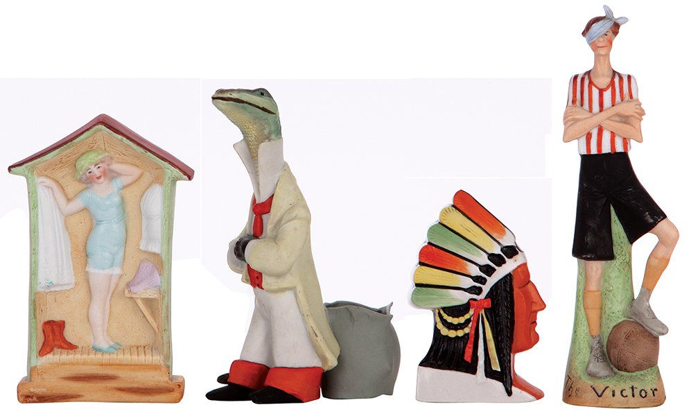 Four figurines, probably by Schäfer & Vater (1 of 1)