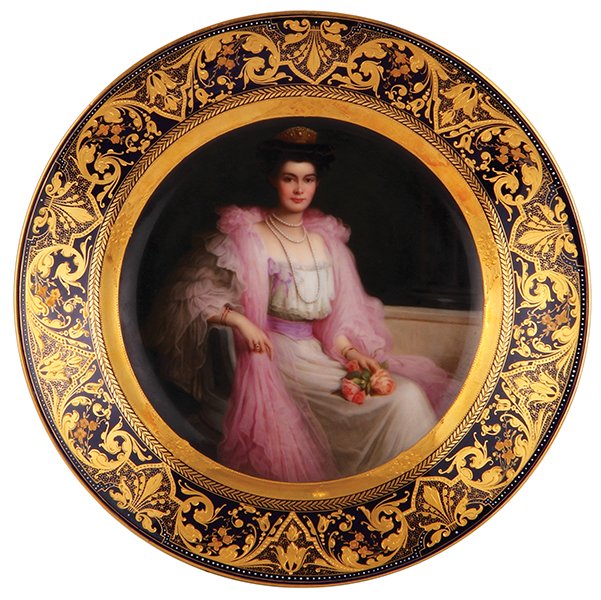 Royal Vienna porcelain plate (1 of 2)