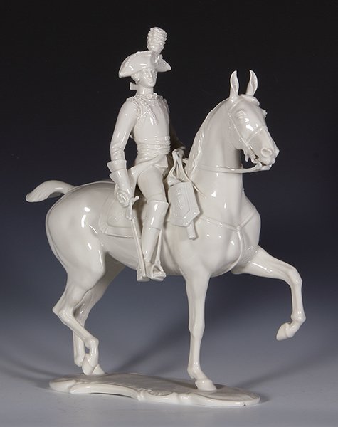 Allach porcelain horse & rider, Offizier (1 of 3)