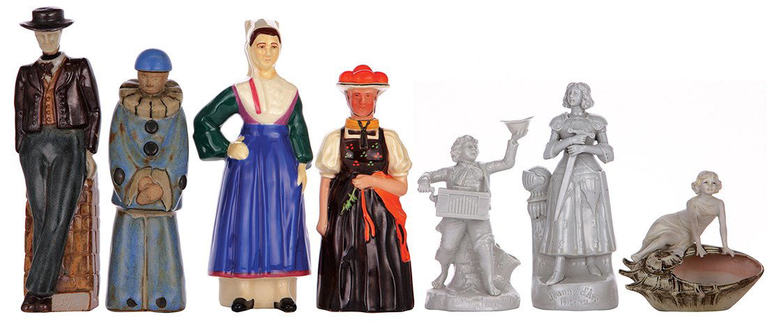 Seven bottles & figurines (1 of 1)