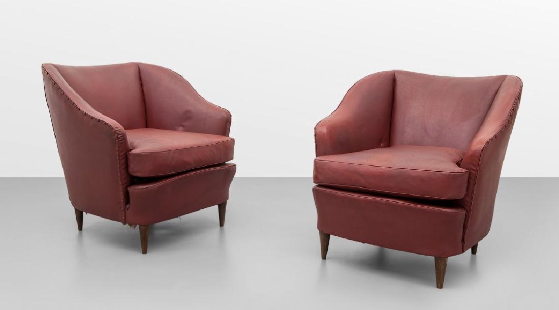 GIO PONTI Due poltrone per CASA E GIARDINO, (1 of 1)