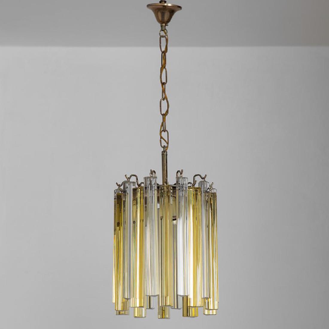 VENINI  Un lampadario della serie "Trilobo", (1 of 1)