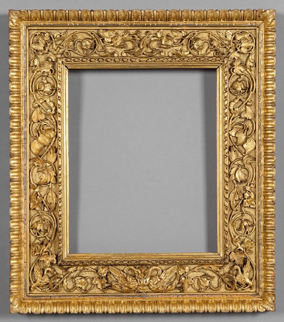 Cornice in legno intagliato e dorato a decoro (1 of 1)