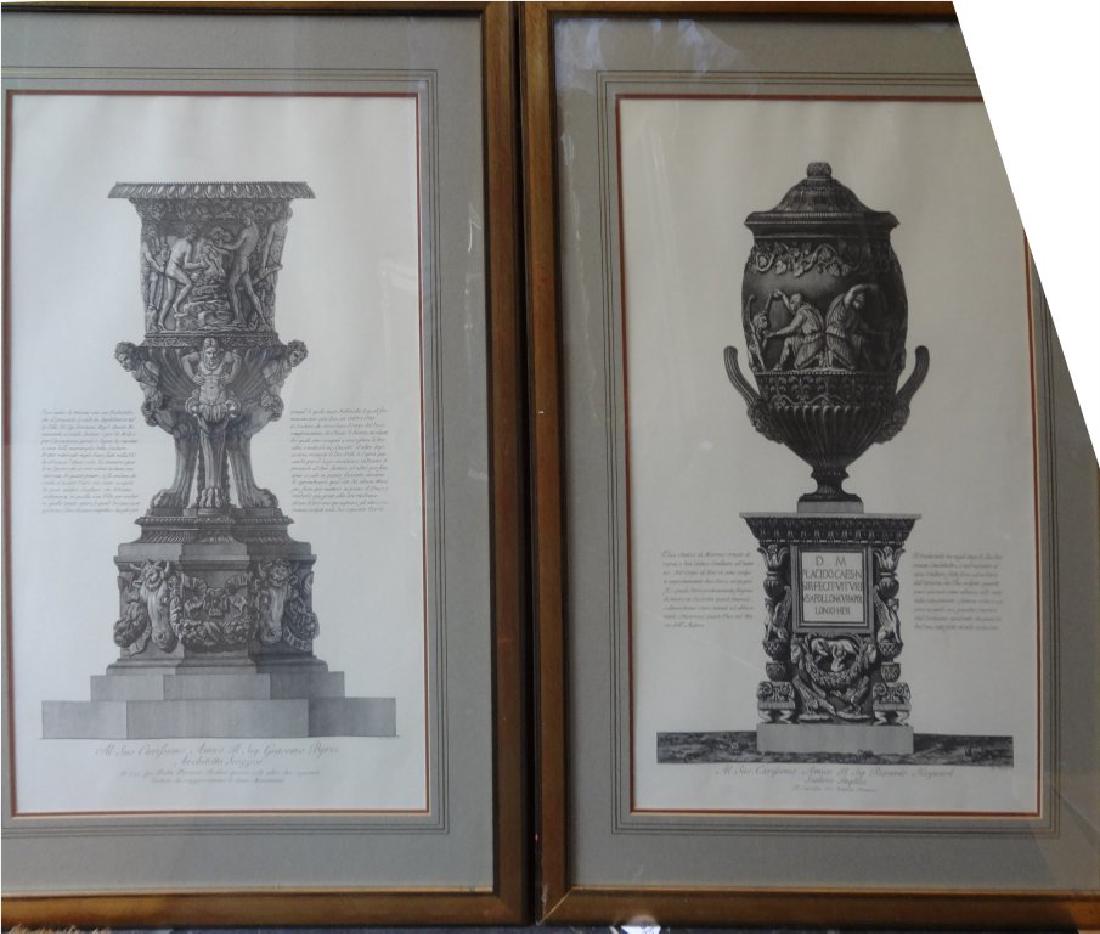 "Vasi neoclassici" coppia di grandi stampe cm. (1 of 1)