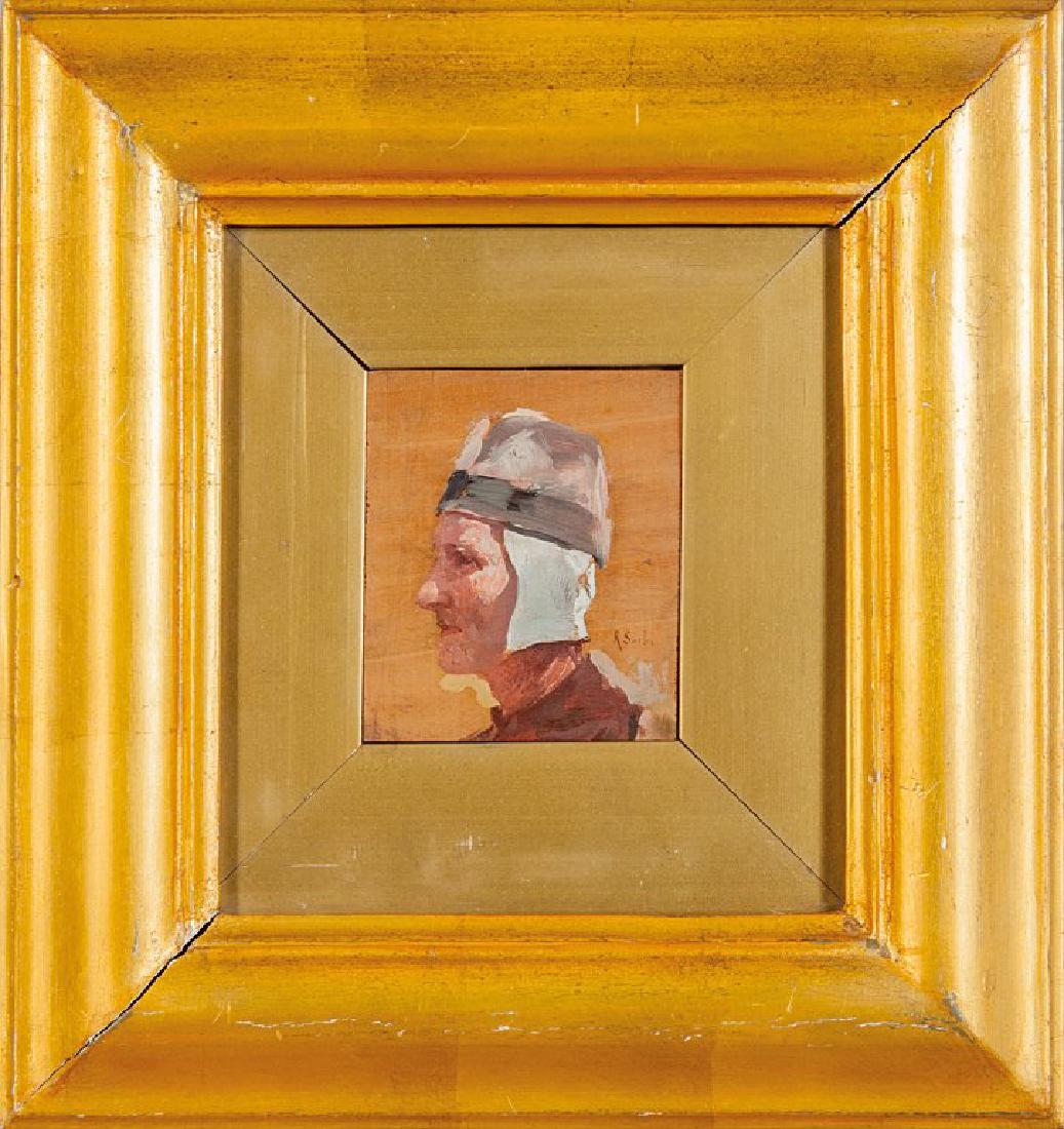 RAFFAELLO SORBI (1844-1931)  Profilo di uomo (1 of 1)