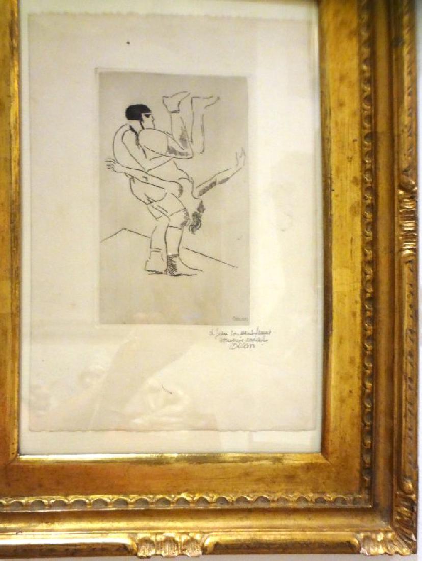 Ginnasta, incisione cm.9,5x17 (1 of 1)