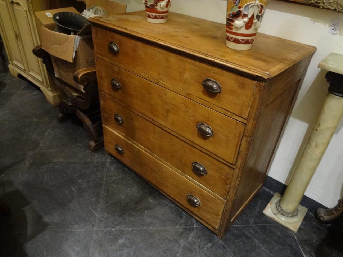 ComÃ² rustico in abete a quattro cassetti cm. (1 of 1)