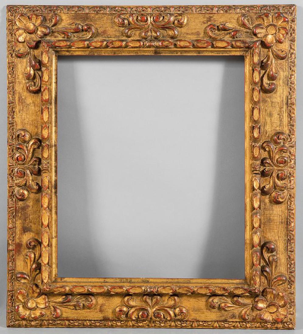 Cornice in legno finemente intagliato e dorato in (1 of 1)