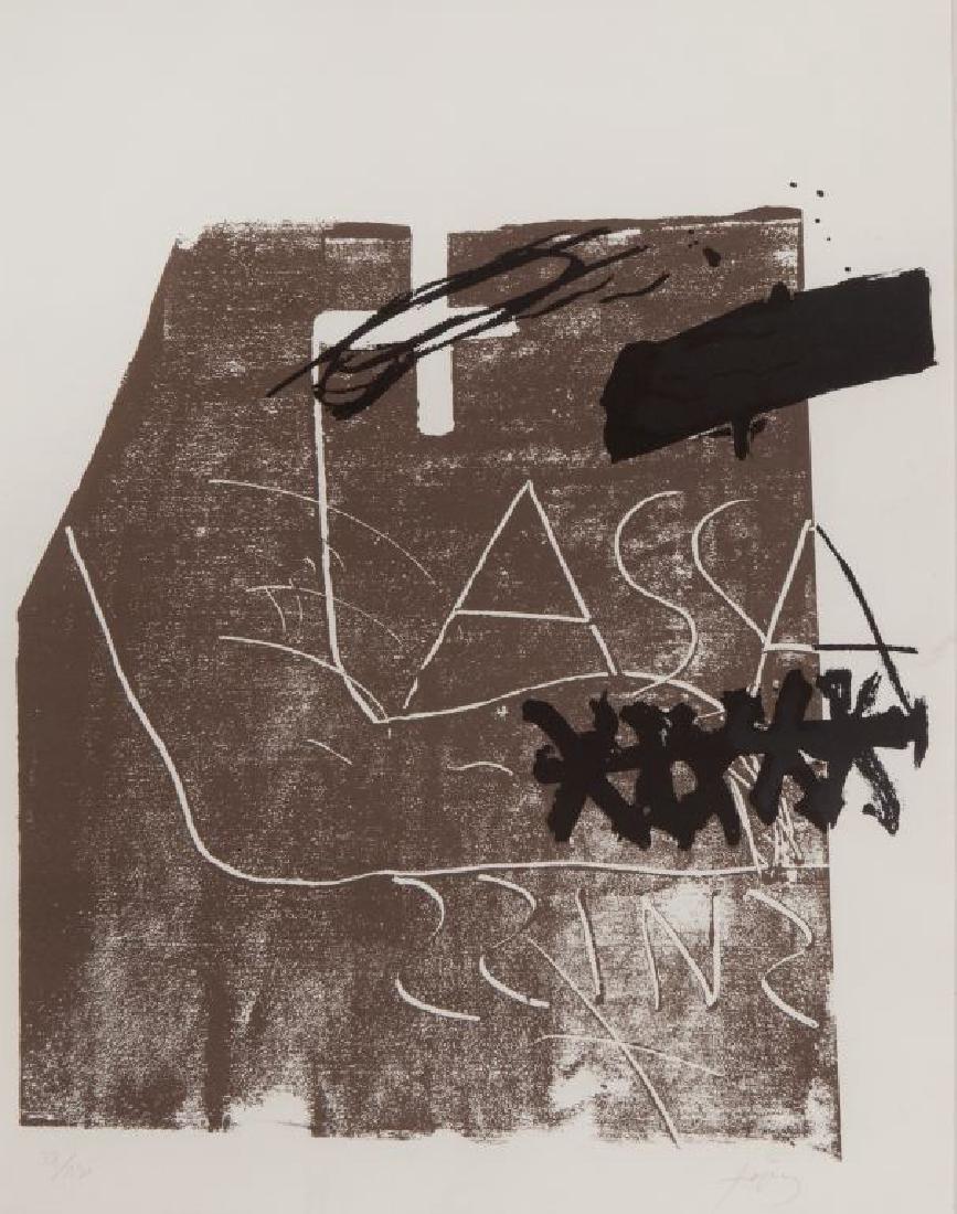 ANTONI TAPIES (1923-2012)  Senza titolo (1 of 1)