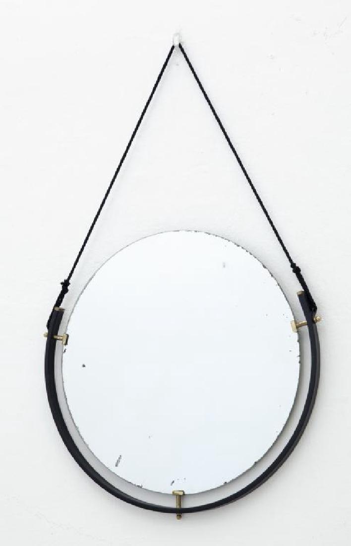 UNO SPECCHIO DA PARETE, anni '60.  Acciaio (1 of 1)