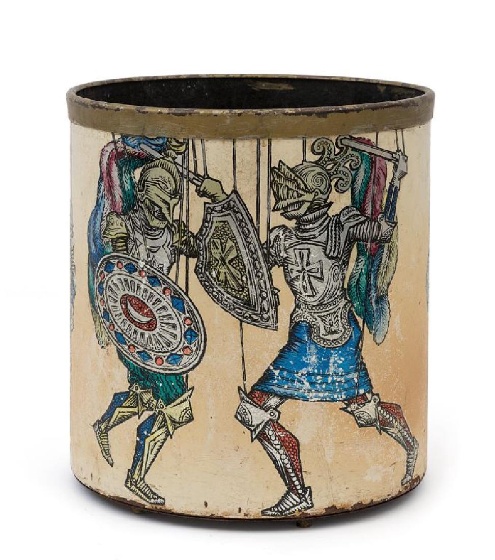 PIERO FORNASETTI  Un cestino gettacarte, anni (1 of 3)