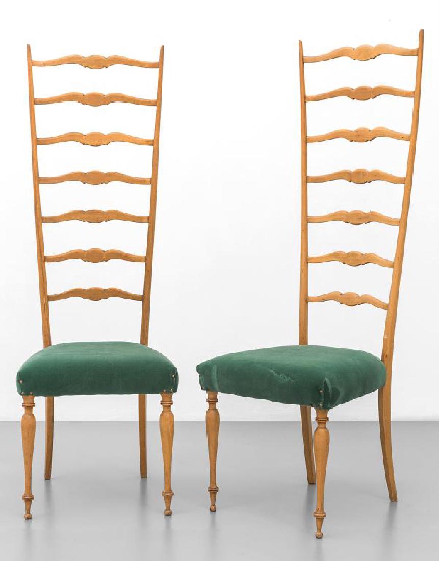 DUE SEDIE DA INGRESSO, anni '50. Legno di (1 of 1)