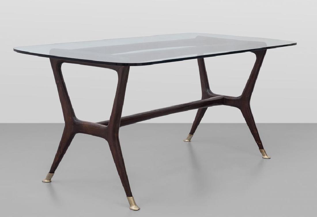UN TAVOLO, anni '50.  Legno di mogano, (1 of 1)