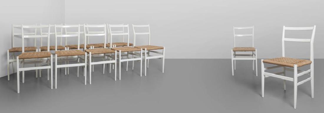 GIO PONTI  Un insieme di dodici sedie (1 of 1)