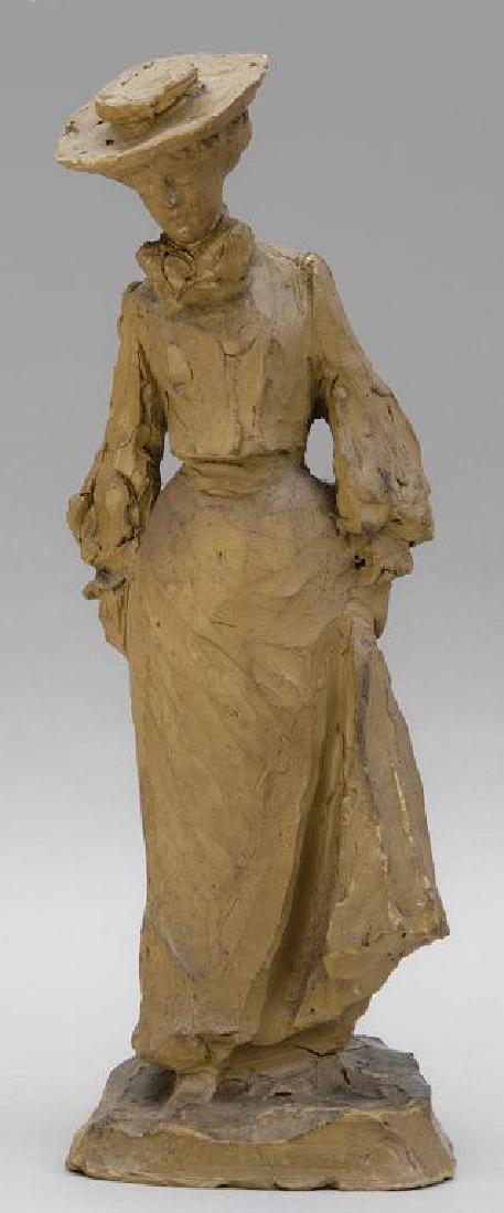 Donnina Liberty in terracotta h.cm.40 (1 of 1)