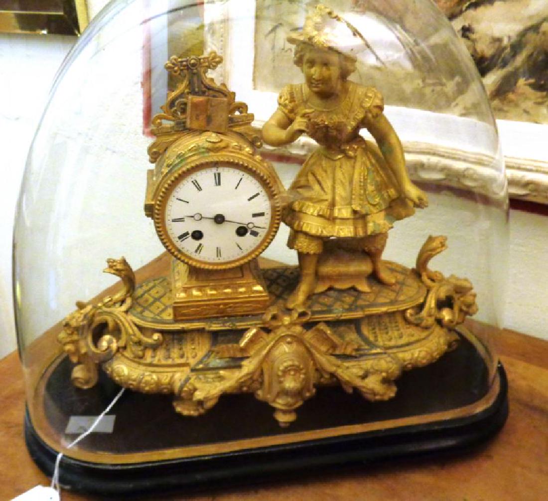 Orologio in antimonio dentro la sua campana: Orologio in antimonio dentro la sua campana