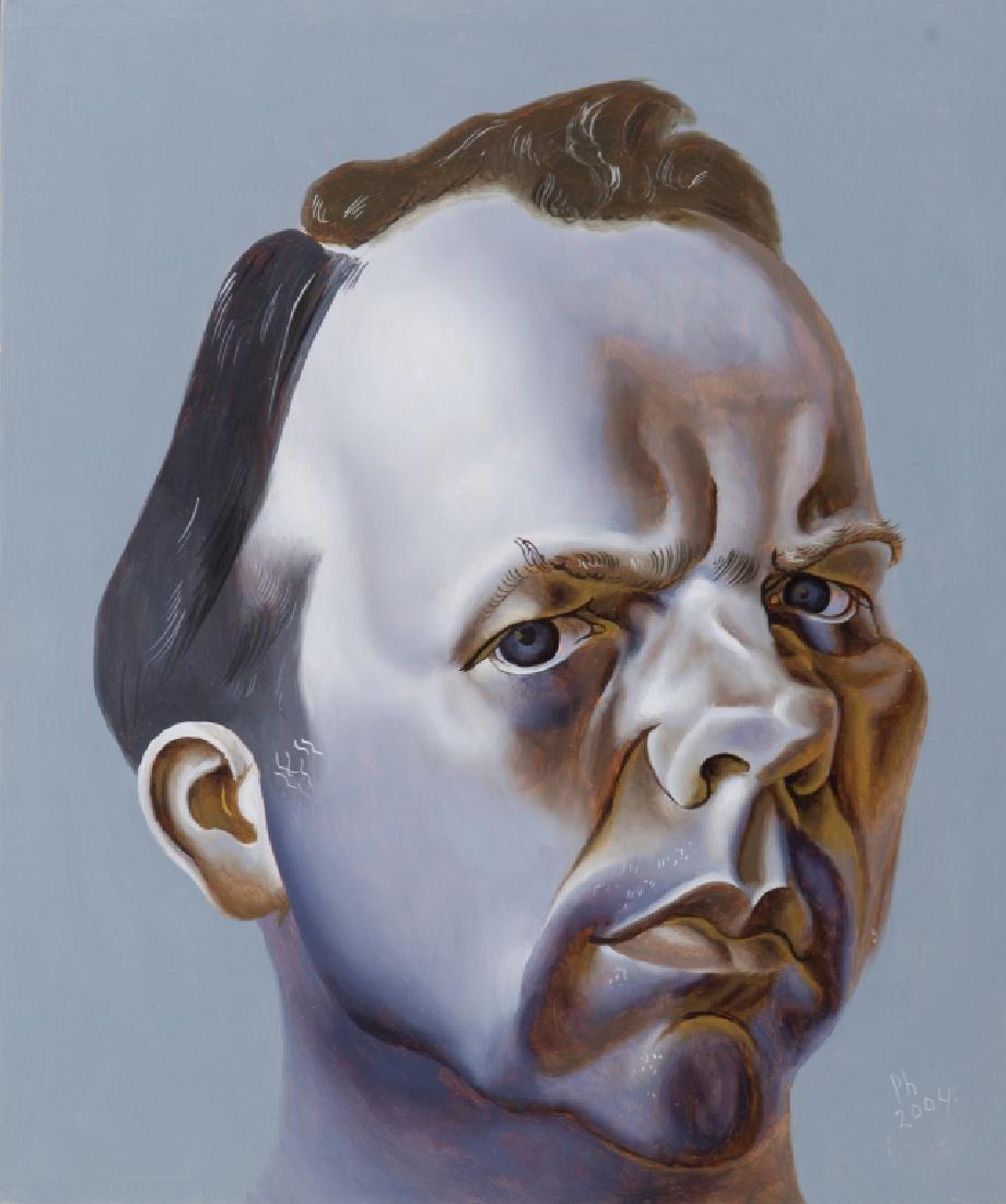 AKKERMANN (1957-) 115/2004 olio su: AKKERMANN (1957-) 115/2004 olio su masonite cm 40x34 sul retro: etichetta di Philip Akkerman certificato di autenticitÃ e provenienza della Galleria Guido Costa Projects, Torino 115/2004 oil on mas