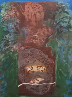 PAOLO BARATELLA (1935-2000) Di Dafne il: PAOLO BARATELLA (1935-2000) Di Dafne il lauro, d'Apollo la follia 2000 olio su tela cm 160x120 firmato, datato e titolato sul retro Di Dafne il lauro, d'Apollo la follia 2000 oil on canvas 62,99x47,24