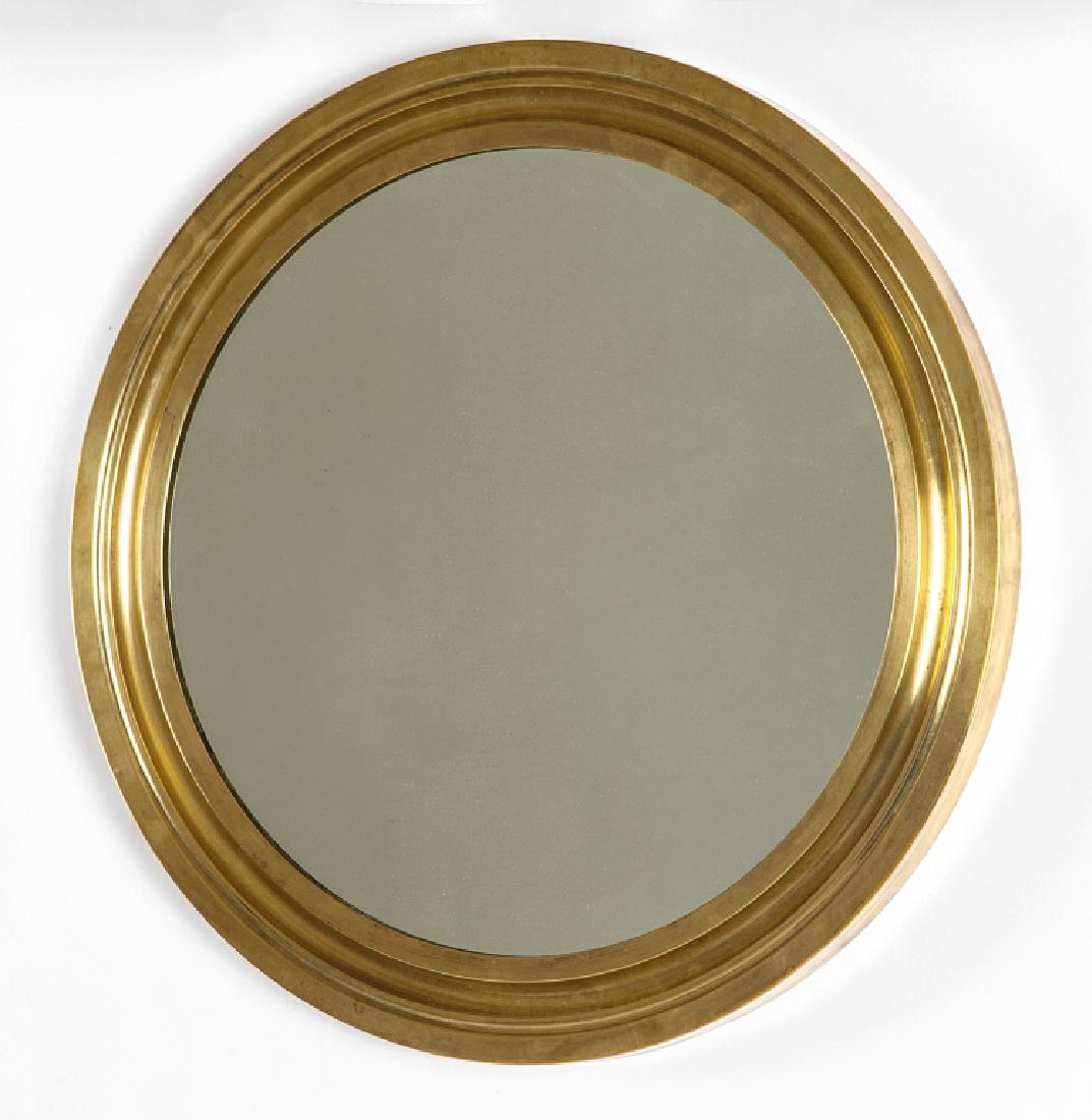 UNO SPECCHIO DA PARETE, anni '60 Ottone, (1 of 1)