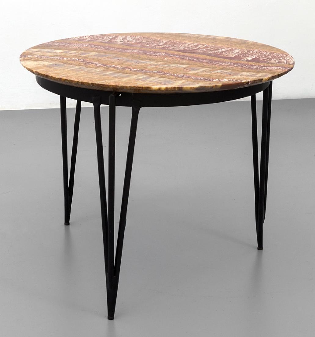 UN TAVOLINO, anni '50.  Ferro verniciato, (1 of 1)