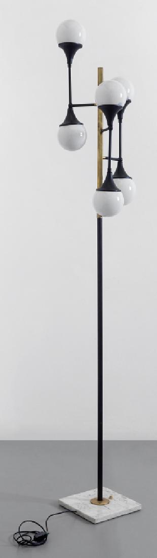 UNA LAMPADA DA TERRA, anni '60.  Marmo, tubo (1 of 1)