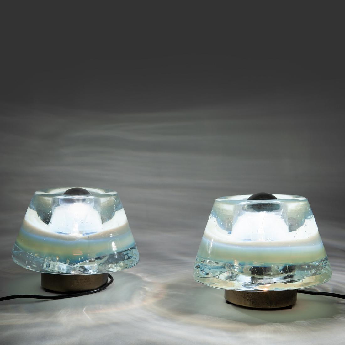 LEUCOS  Due lampade da tavolo, anni '70. (1 of 1)