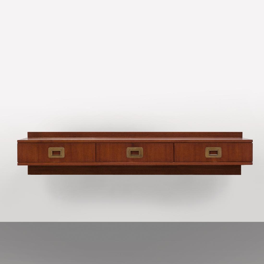 ICO PARISI  Una console pensile, 19' Legno (1 of 1)