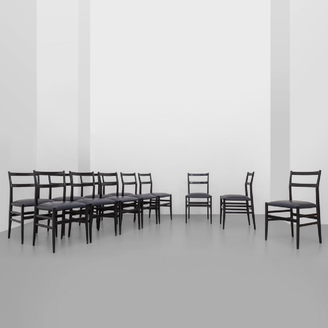 GIO PONTI  Un insieme di dodici sedie (1 of 1)