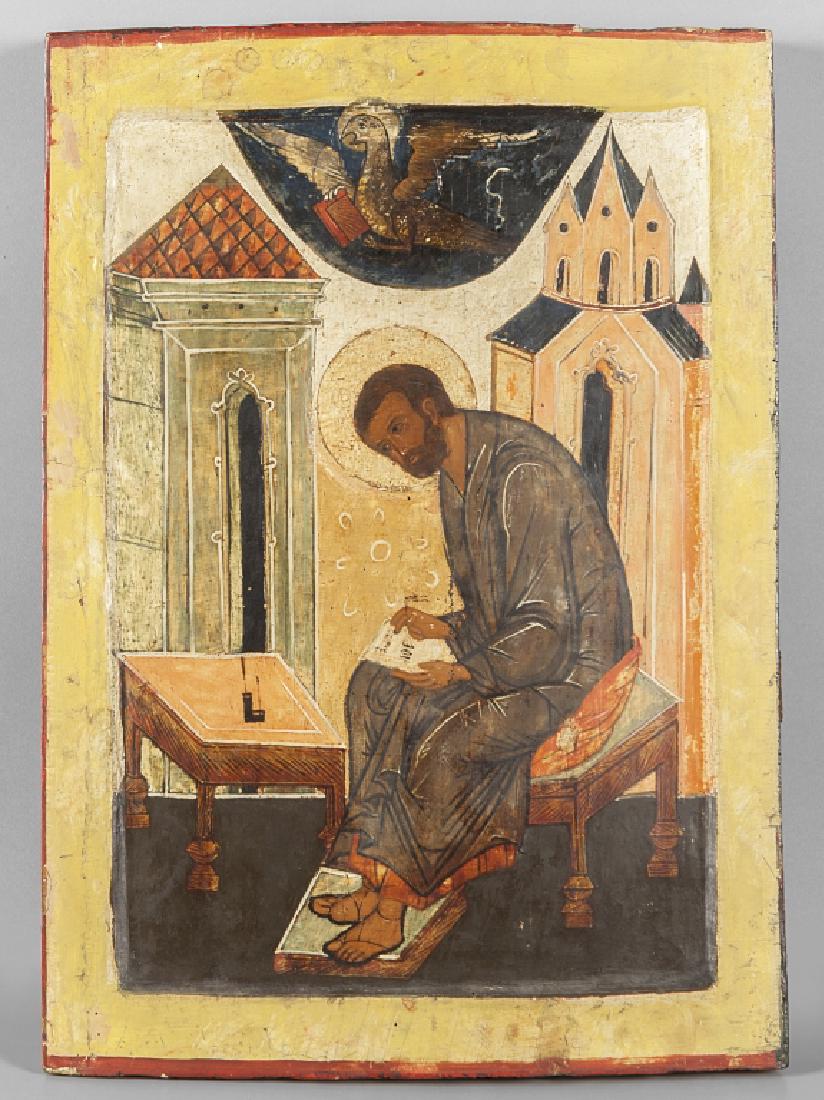 "Santo" icona su tavola, sec.XIX cm.36x49 (1 of 1)