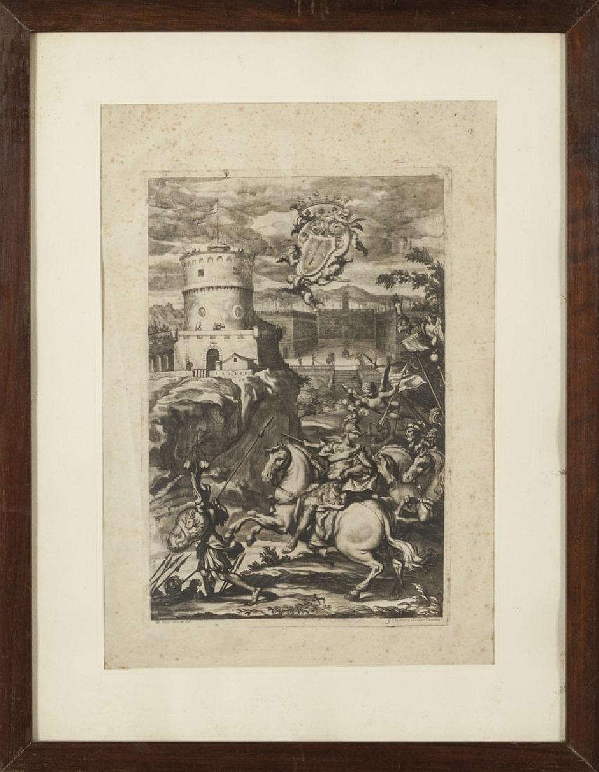 "Assalto ad un torrione" incisione, G.Fasniere (1 of 1)