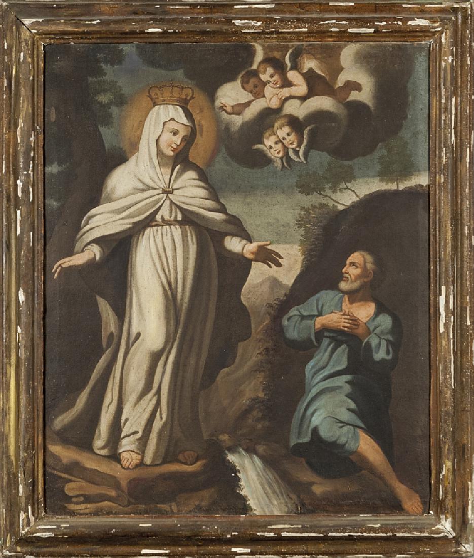 "Madonna con il Beato Botto" olio, fine (1 of 1)