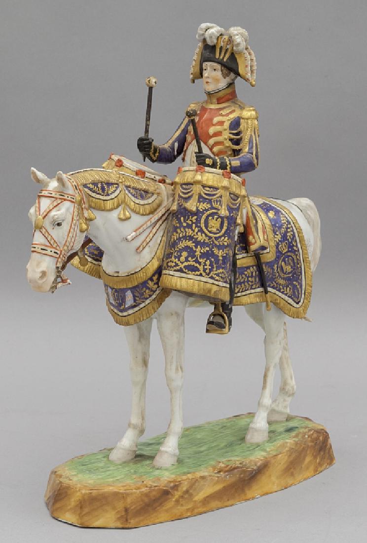 Tamburino napoleonico a cavallo, scultura in (1 of 3)