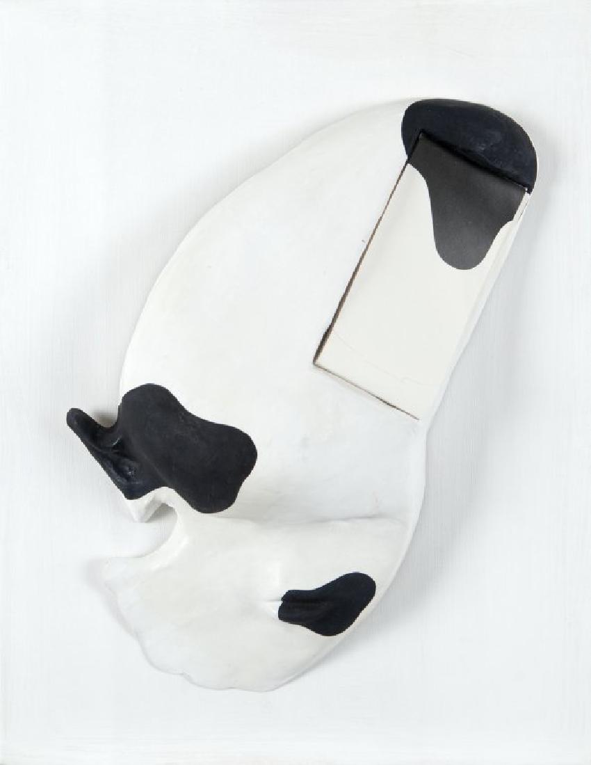 ENZO CUCCHI (1949-) Un pensiero di Italo: ENZO CUCCHI (1949-) Un pensiero di Italo Rota. Nella testa di Enzo Cucchi libro inserito in scultura in poliestere cm 40x30 esemplare 10/100 timbrato e numerato all'interno del libro Un pensiero di It