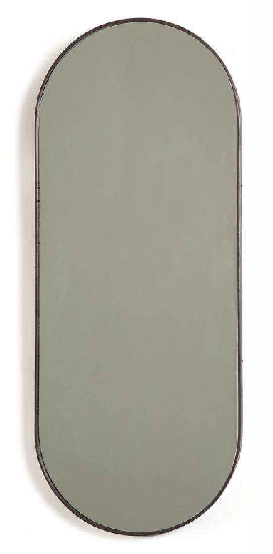 UNO SPECCHIO DA PARETE, anni '50.  Ottone, (1 of 1)