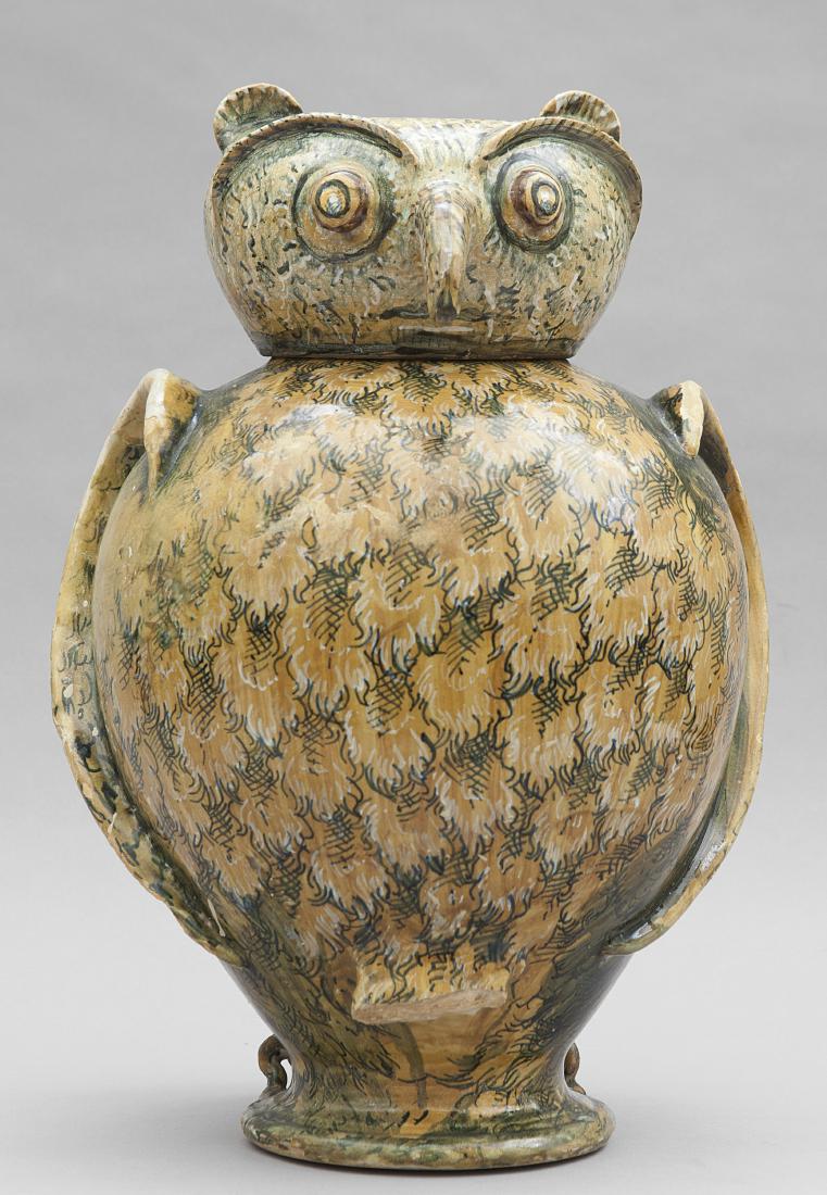 Civetta in ceramica policroma, Caltagirone (1 of 2)