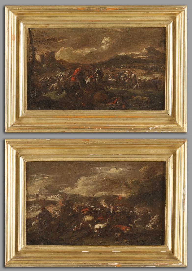 SPOLVERINI ILARIO (1657-1734)  "Battaglie" (1 of 3)