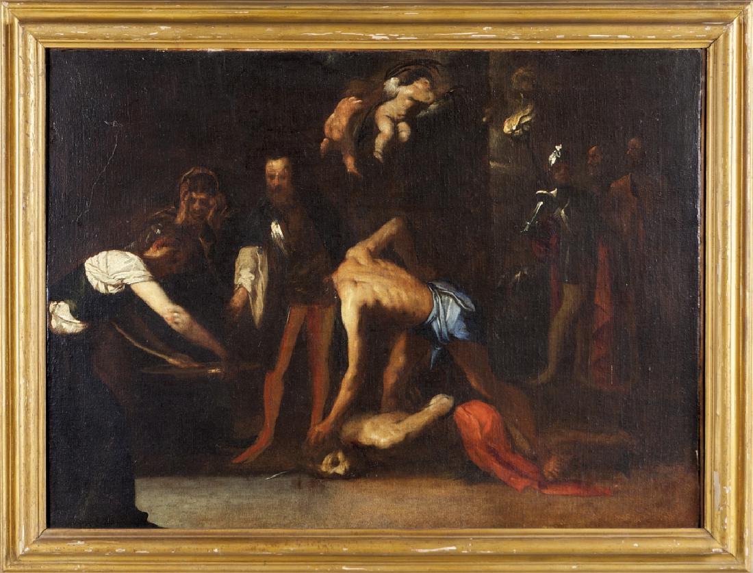 Scuola napoletana sec.XVII "La decollazione del (1 of 1)