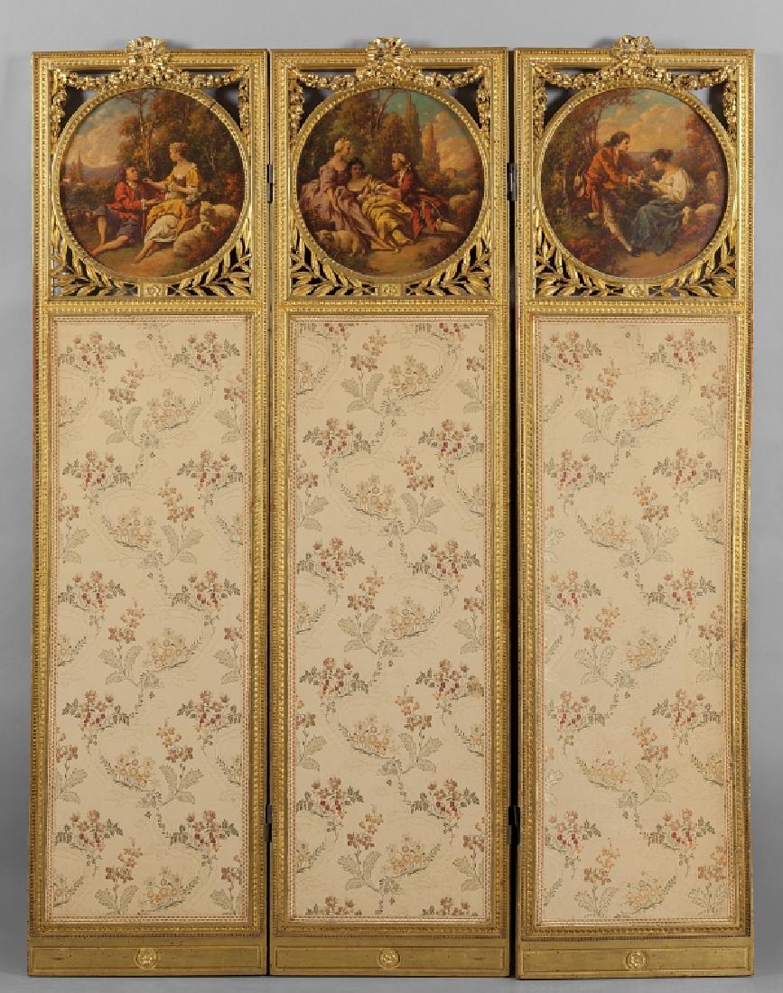 Paravento umbertino a tre ante in legno (1 of 1)