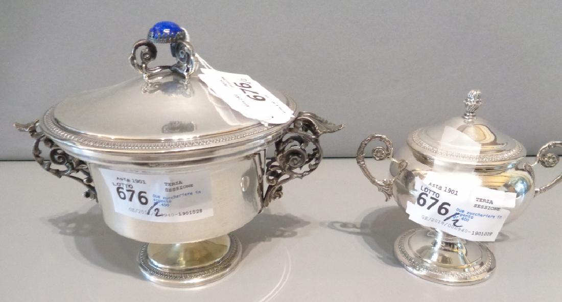 Due zuccheriere in argento gr.400 (1 of 1)