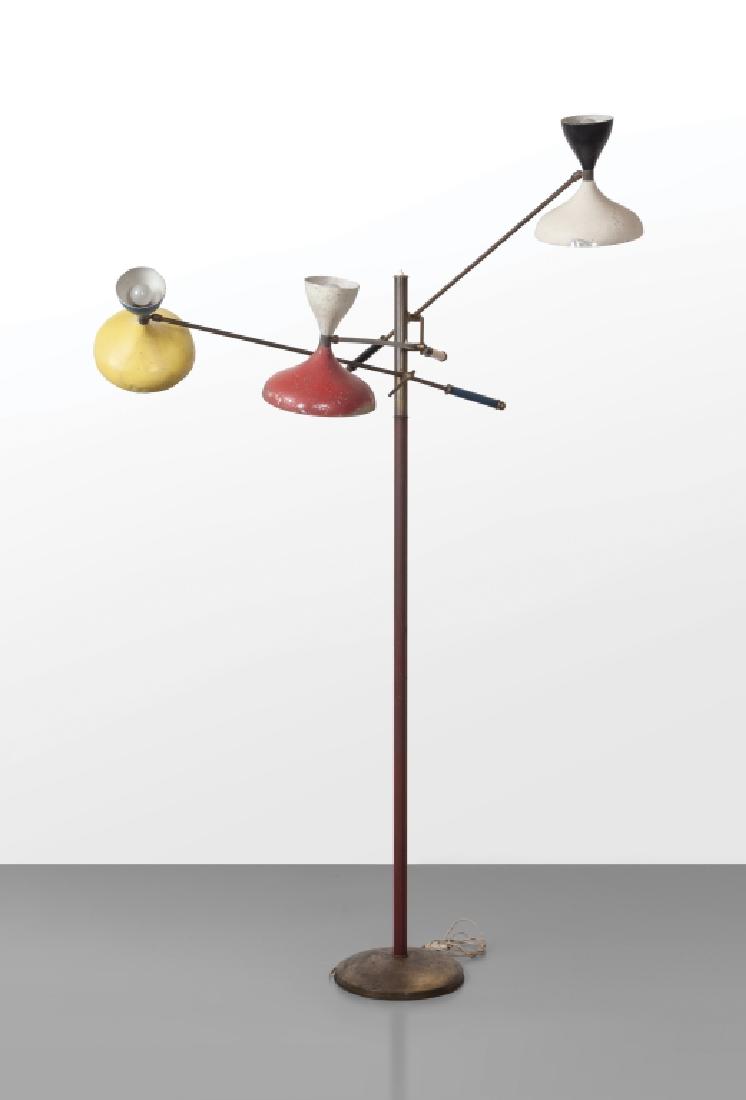 UNA LAMPADA DA TERRA, anni '50.  Ghisa, (1 of 1)