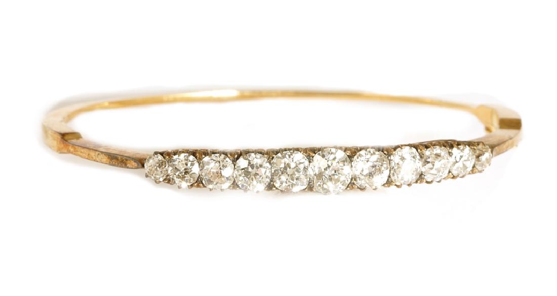 Bracciale in oro giallo epoca '800 con (1 of 1)