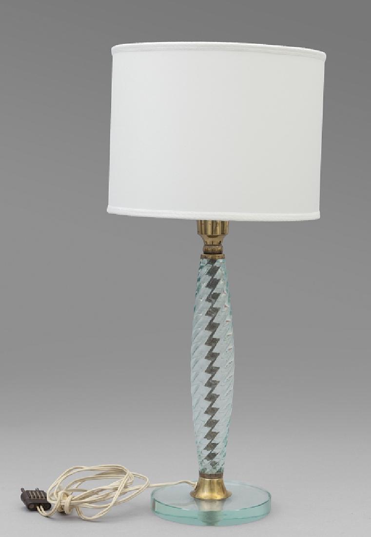 UNA LAMPADA DA TAVOLO, anni '50.  Cristallo (1 of 1)