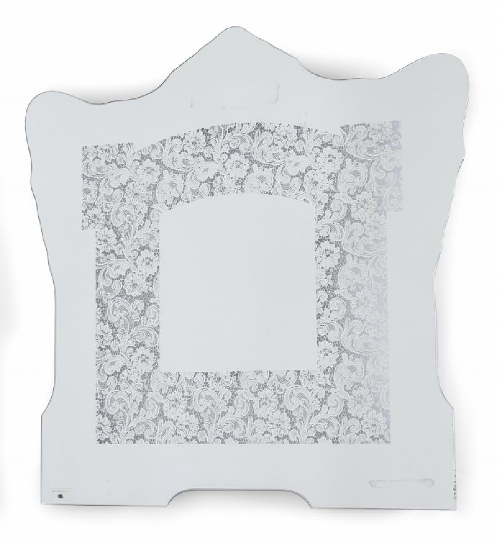GLASS DESIGN  Uno specchio 'Merletto'. Cm (1 of 1)