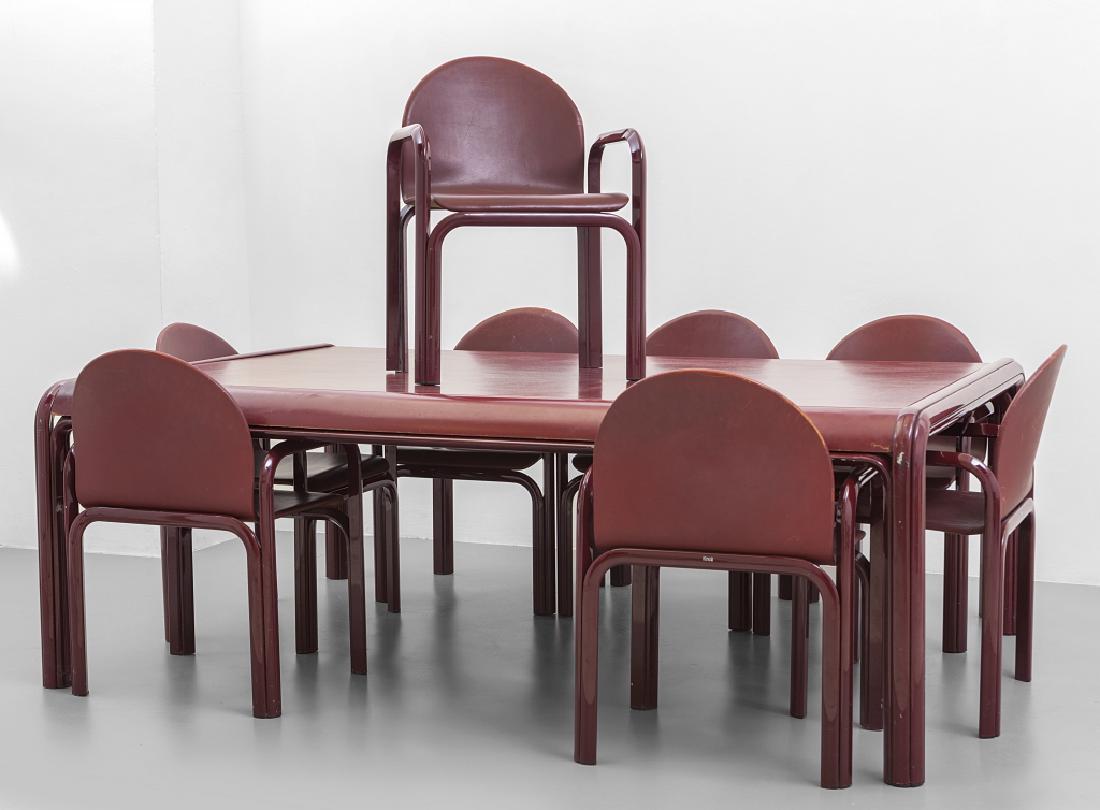 GAE AULENTI  Un tavolo e otto sedie della (1 of 1)