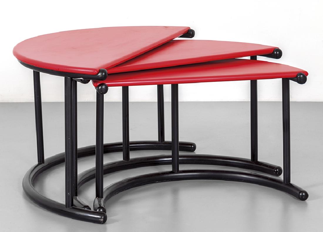 GIANFRANCO FRATTINI  Tre tavolini componibili (1 of 3)