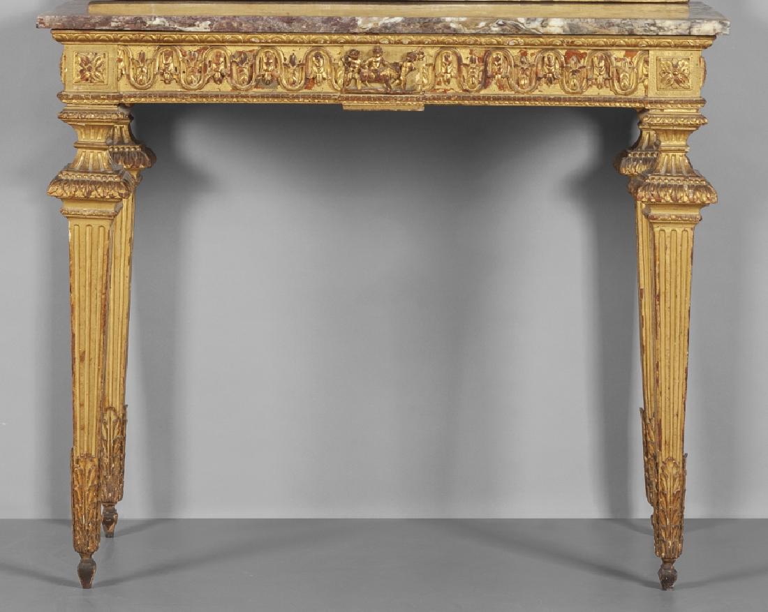 Console Luigi XVI in legno finemente intagliato e (1 of 1)