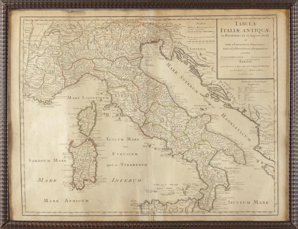 Due antiche carte geografiche cm. 50x70 (1 of 2)