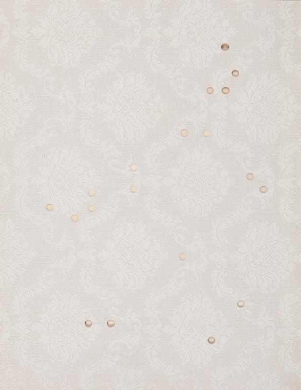 ALBERTO GARUTTI (1948-) Senza titolo: ALBERTO GARUTTI (1948-) Senza titolo 1995 carta da parati cm 47x37 firmato e datato sul retro provenienza: Collezione privata, Pescara Untitled 1995 wallpaper 18,5x14,56 in signed and dated on the rev