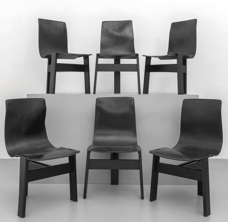 ANGELO MANGIAROTTI  Sei sedie 'Tre 3' per (1 of 1)