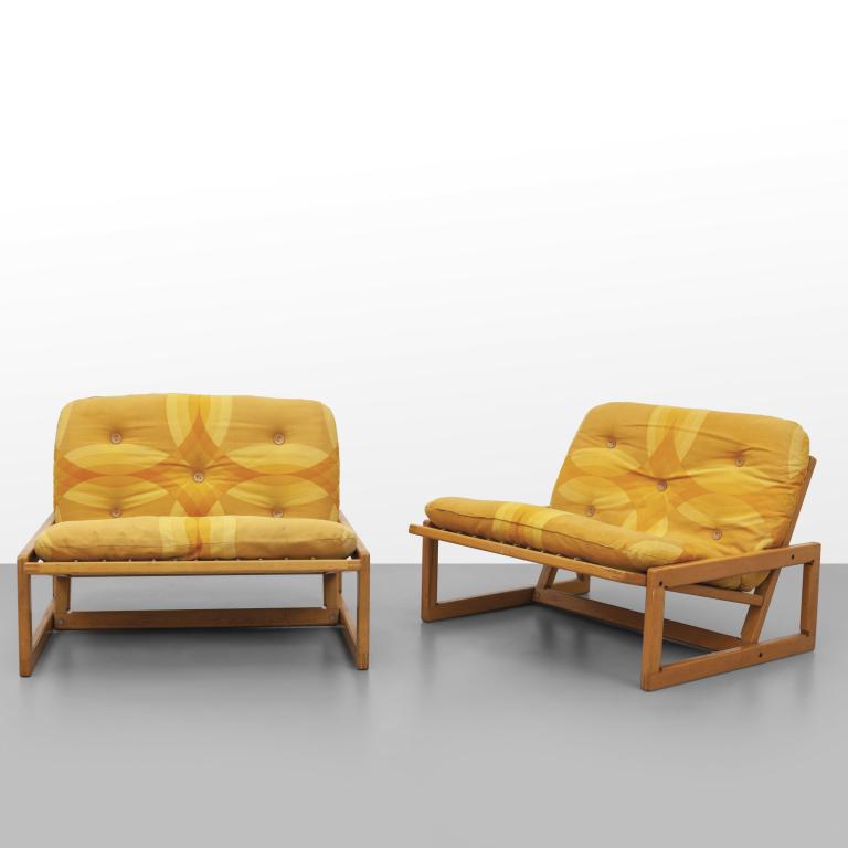 AFRA E TOBIA SCARPA Due poltrone "Carlotta" (1 of 1)